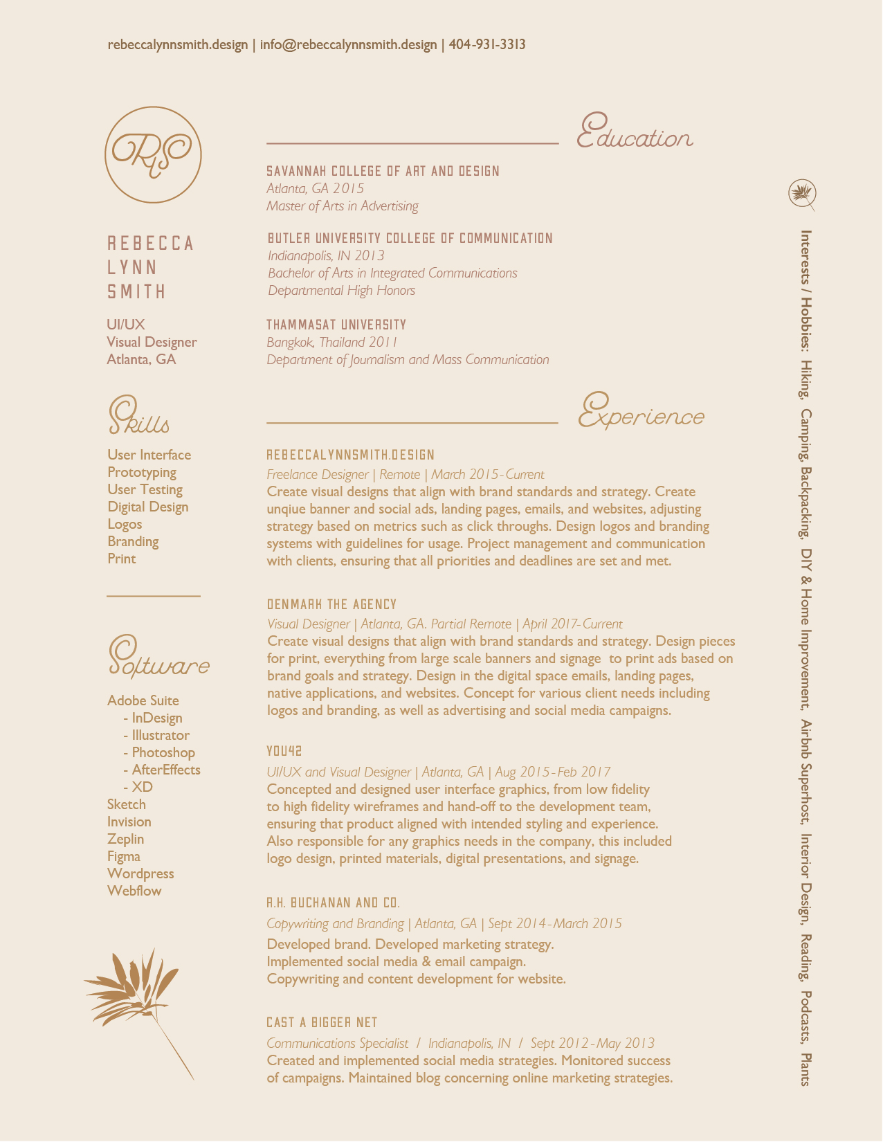 Resume Rebecca Lynn Smith